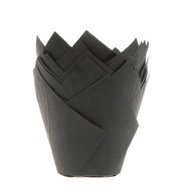 Tulip Cupcake Case - Black